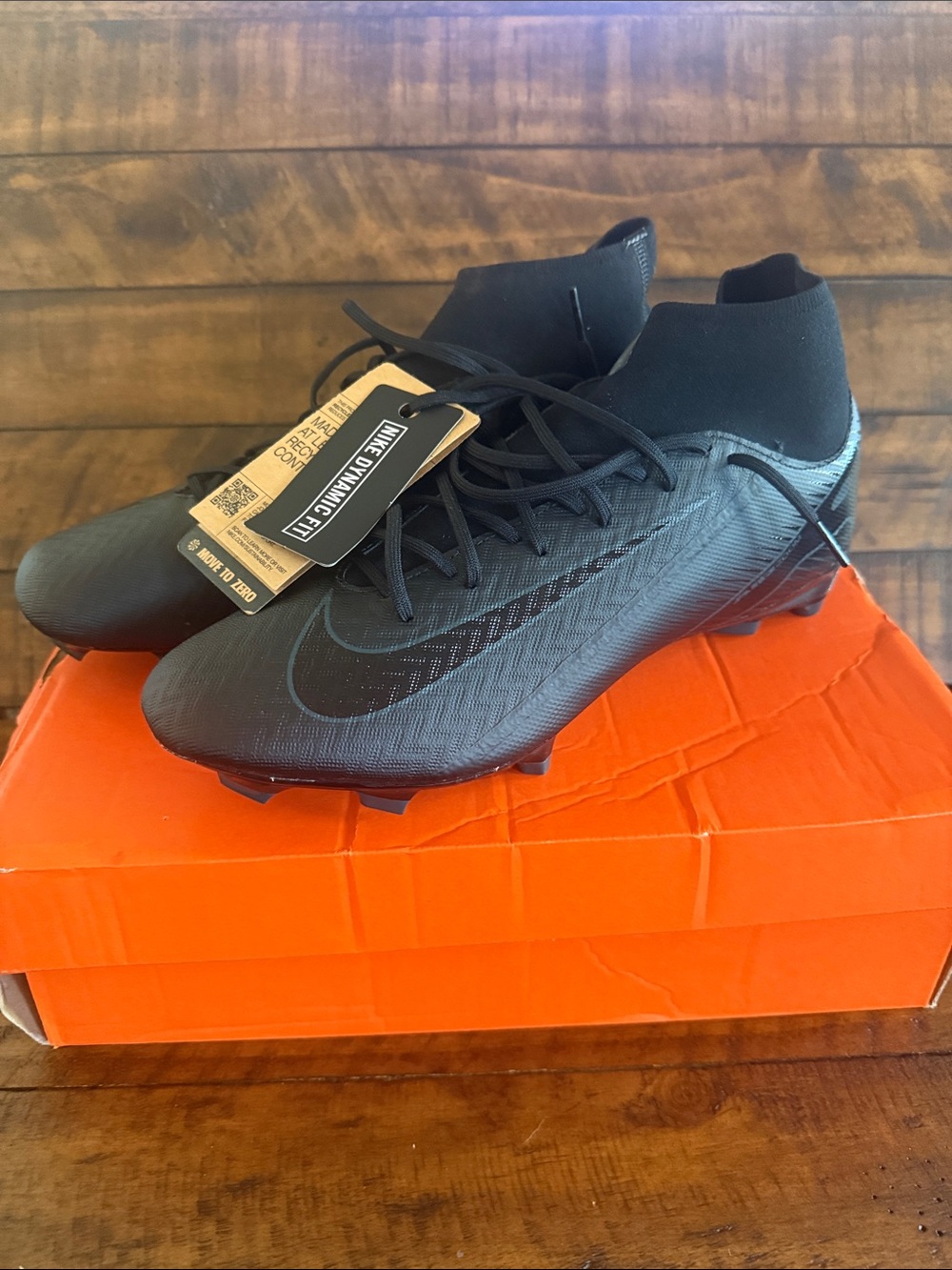 NWT Nike Men’s ZM Superfly 10 Academy Tuff/Indoor Cleat